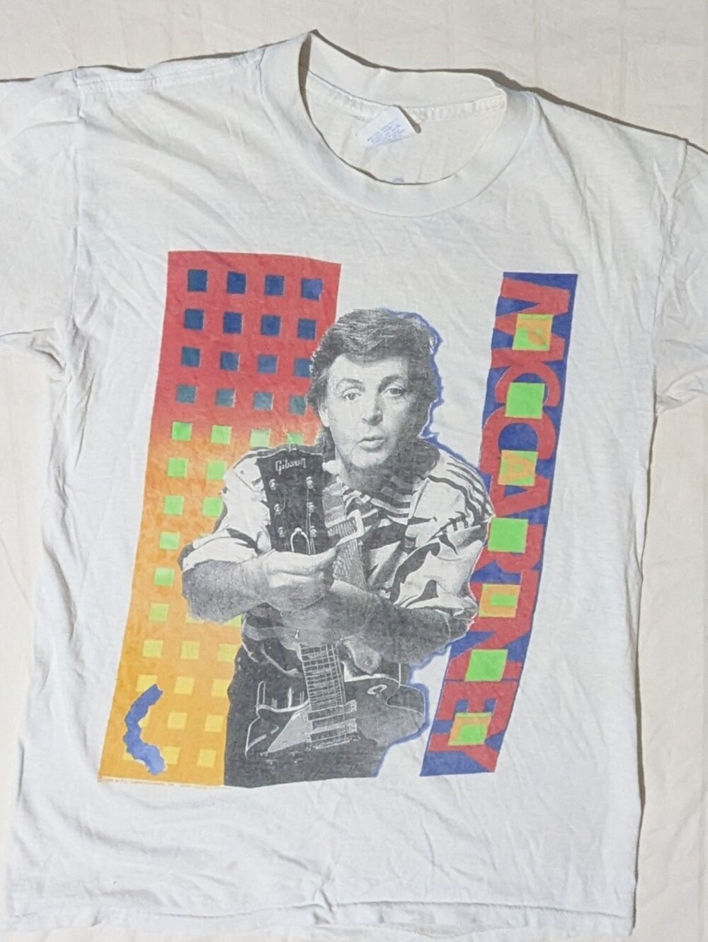 Vintage 1989/1990 Paul McCartney World Tour Concert T-Shirt